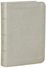 CSB Large Print Compact Reference Bible, Gold Soft Imitation Leather