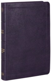 CSB Giant Print Reference Bible, Plum Soft Imitation Leather