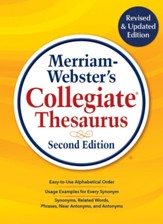 Merriam-Webster's Collegiate  Thesaurus, Second Edition