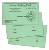 Instant Spelling Deck (Homeschool Edition)
