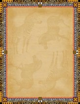 Let's Write! Computer & Writing Paper: Africa (Pack of 50 Sheets)