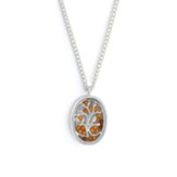 Mustard Seed And Tree Necklace