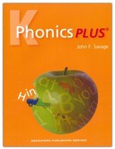 Phonics Plus K: Student Book  (Homeschool Edition)