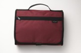 Tri-Fold Organizer Bible Cover, Cranberry, Extra Large