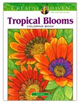 Tropical Blooms Coloring Book