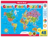 World Map Giant Floor Puzzle