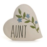 Aunt Heart Tabletop Plaque
