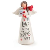 Love Is The Best Gift, Christmas Angel With Cat