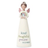 December Birthstone Angel Figurine