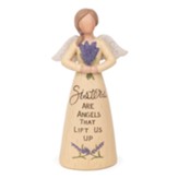 Sister Angel with Flowers Figurine