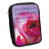 Give Thanks Bible Cover, Large