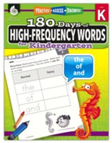 180 Days of High-Frequency Words for Kindergarten (Level K)