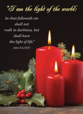 Candlelight Christmas Cards, Box of 12 (KJV)