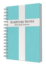 Scripture Notes Bible Study Notebook, Tiffany Blue
