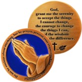 Serenity Prayer and Do Not Be Anxious About Anything Challenge Coin