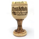 Holy Land Olive Wood Chalice, The Last Supper