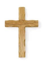 Holy Land Olive Wood Cross, Small