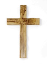 Holy Land Olive Wood Cross, Large