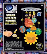 Works of Ahhh... Glow in the Dark Solar System Mobile Wood Paint Kit