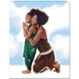 Mother And Daughter Canvas Print, Small