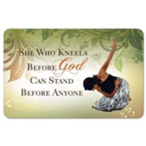 She Who Kneels Bathroom Floor Mat