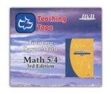 Saxon Math 5/4, Teaching Tape Full Set DVDs, 3rd Edition