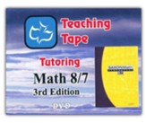 Saxon Math 8/7 Teaching Tape Full Set DVDs, 3rd Edition