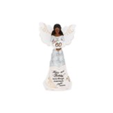 60th Birthday Angel Figurine Holding Heart