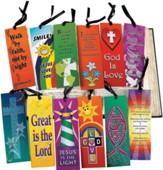Assorted Inspirational Message Bookmarks, Pack of 144