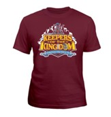 Keepers of the Kingdom: Maroon T-Shirt, Adult Medium