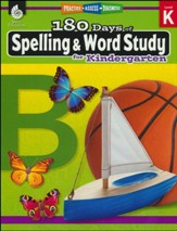 180 Days of Spelling & Word Study  for Kindergarten (Grade K)