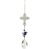 Blue Bead Suncatcher