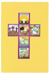 He Lives Cross Stickers, pack of 12 sheets