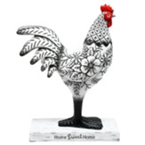 Home Sweet Home Rooster Figurine