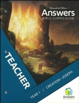 Answers Bible Curriculum: K-5 Homeschool Teacher Guide Year 1 (with posters & video extras)