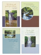 Get Well, Waterscapes, Box of 12 Cards (KJV)