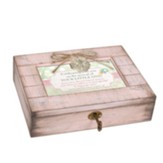 Celebrating With You on the Arrival of Your Little One, Music Box with Locket, Pink