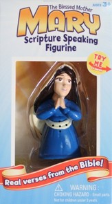 3 tall Mary Figurine that quotes three Scriptures