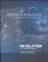 Revelation, Participant Book, Large Print (Genesis to Revelation Series)