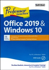 Professor Teaches Office 2019 &  Windows 10 DVD-ROM