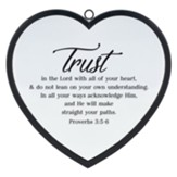 Trust in the Lord With All Your Heart, Proverbs 3:5, Heart Mirror