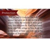 Scripture Cards, Protection, Psalms 17:68, Pac25