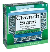 2023 Church Signs Day-to-Day Calendar