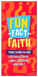 Fun Fact Faith Game - Three Catholic Games in One!