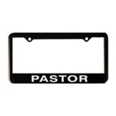 Pastor License Plate Frame