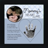 Mom, Hand In Heart Photo Frame