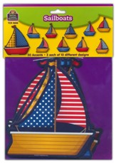 Sailboats Accents (Pack of 30)