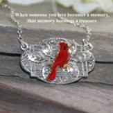 Cardinal Memory Necklace
