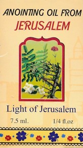 Anointing Oil from Jerusalem: Light of Jerusalem, 0.25 oz.