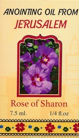 Anointing Oil from Jerusalem: Rose of Sharon, 0.25 oz.